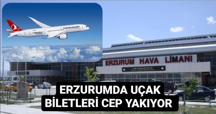 Erzurumda Uçak biletleri Cep Yakıyor 