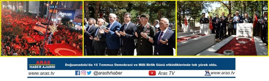 ERZURUM TEK YÜREK OLDU MEYDANA AKTI