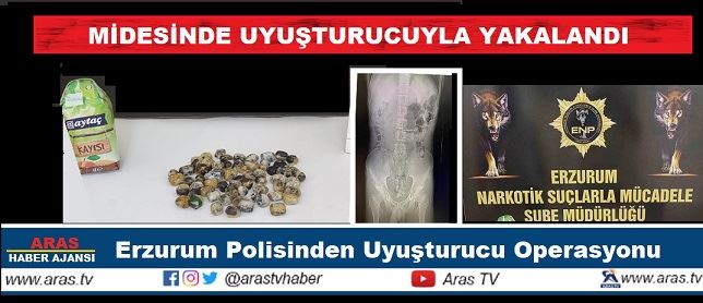 Erzurum Polisinden Uyuşturucu Operasyonu