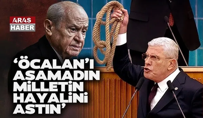 MÜSAVAT DERVİŞOĞLU, BAHÇELİYE KÜRSÜDEN İP FIRLATTI