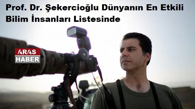 Prof. Dr. Şekercioğlu Dünyanın En Etkili Bilim İnsanları Listesinde