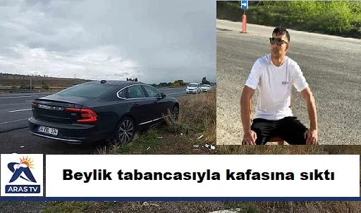 Beylik tabancasıyla kafasına sıktı
