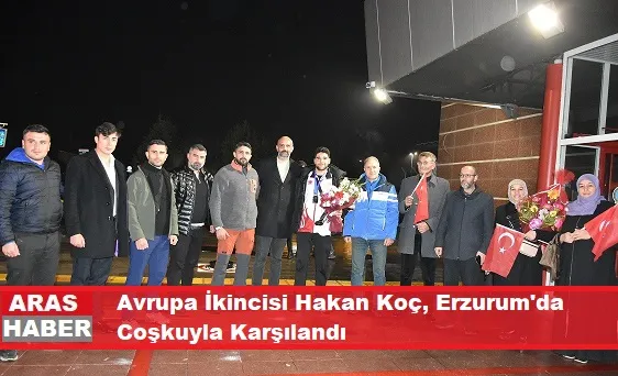 Avrupa İkincisi Hakan Koç, Erzurum