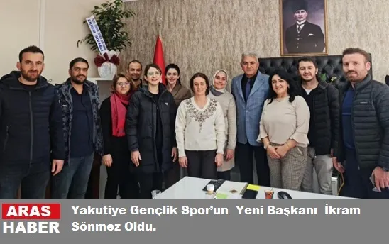 Yakutiye Gençlik Spor’un  Yeni Başkanı  İkram Sönmez Oldu.