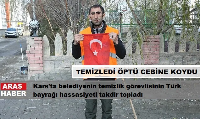 TEMİZLEDİ ÖPTÜ CEBİNE KOYDU