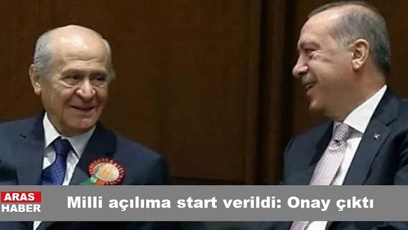 Milli açılıma start verildi: 