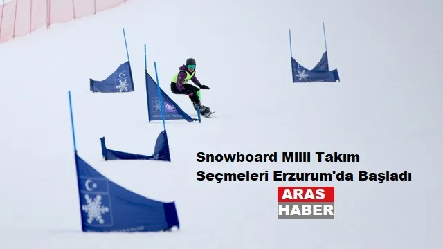 Snowboard Milli Takım Seçmeleri Erzurum