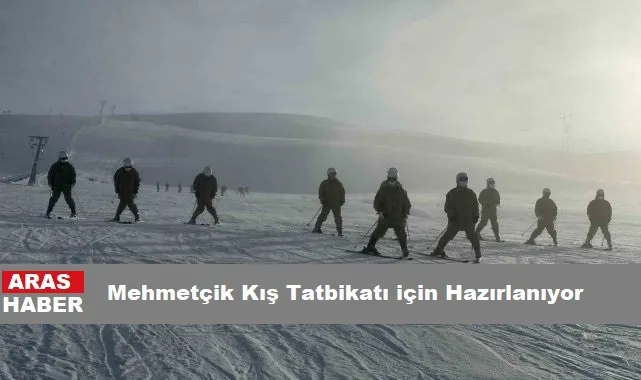 Mehmetçik Kış Tatbikatı için Hazırlanıyor