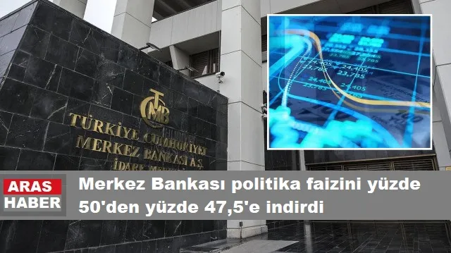 Merkez Bankası politika faizini yüzde 50