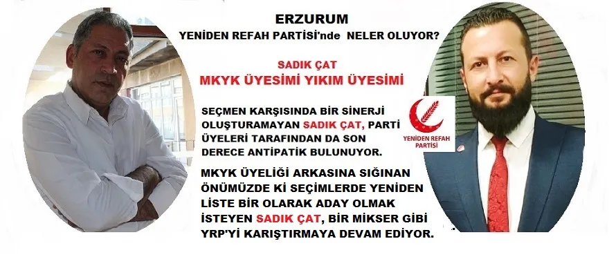 YENİDEN REFAH PARTİSİ ERZURUM İL BAŞKANLIĞIN