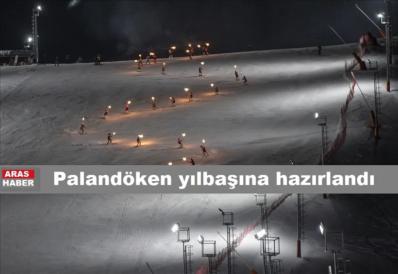 Palandöken yılbaşına hazırlandı