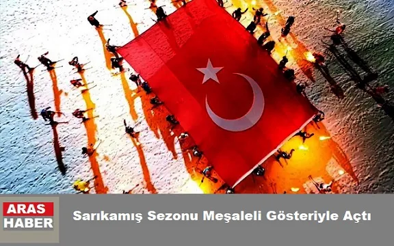 Sarıkamış Sezonu Meşaleli Gösteriyle Açtı