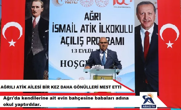 Kendilerine ait evin bahçesine okul yaptırdılar