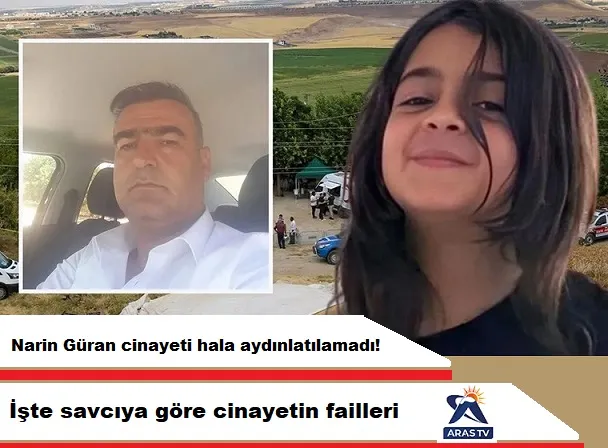 NARİN GÜRAN CİNAYETİ HALA AYDINLATILAMADI.