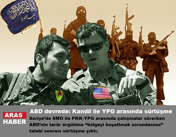 ABD devrede: Kandil ile YPG arasında sürtüşme