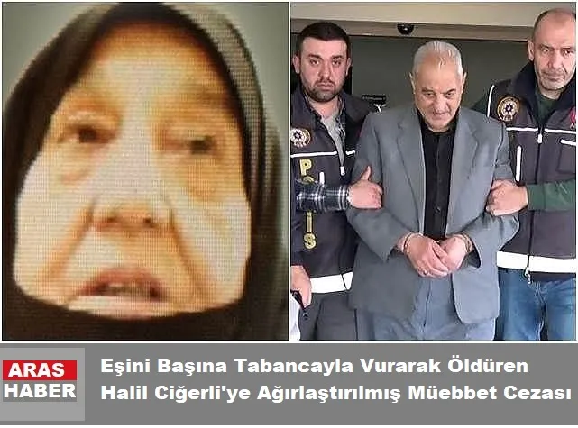 Eşini Başına Tabancayla Vurarak Öldüren Halil Ciğerli