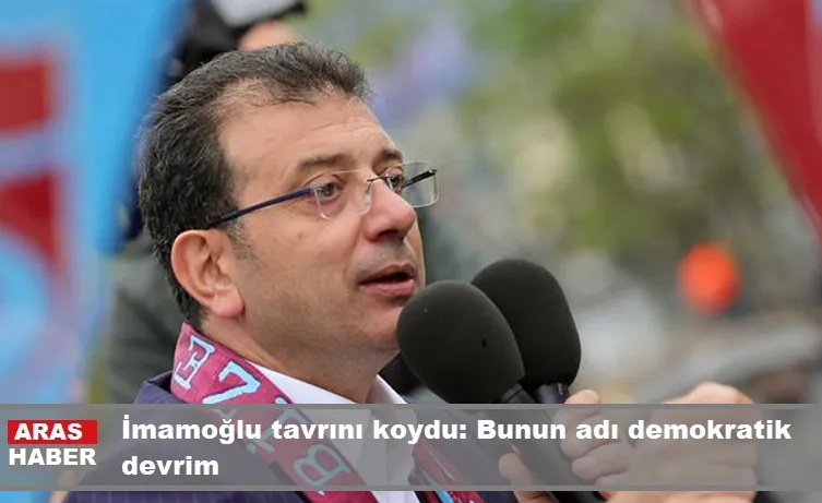 İmamoğlu tavrını koydu: 