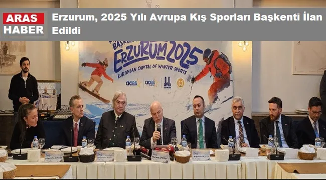 Erzurum, 2025 Yılı Avrupa Kış Sporları Başkenti İlan Edildi