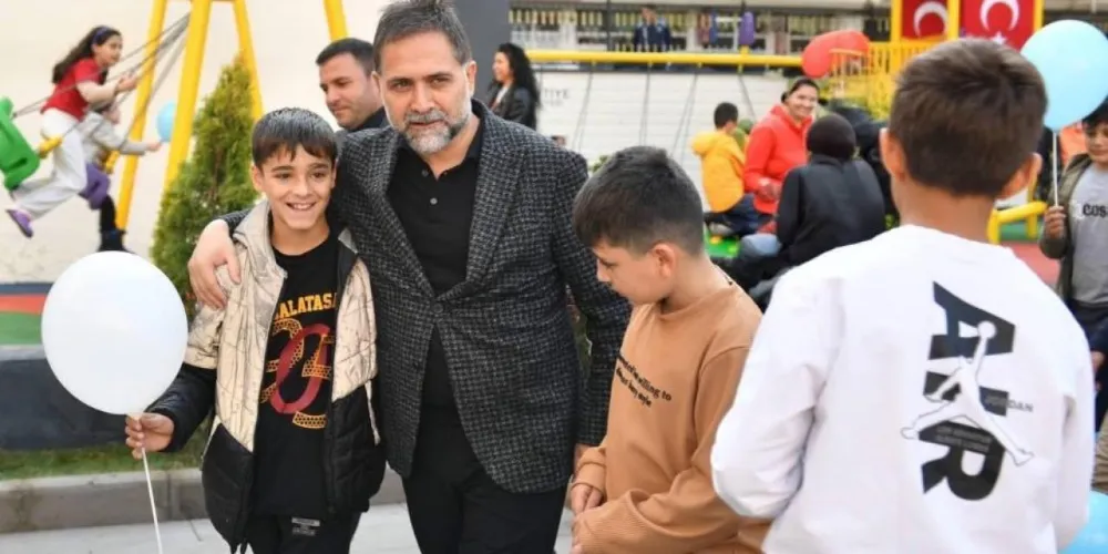 Şelale Evler Parkı hizmete girdi