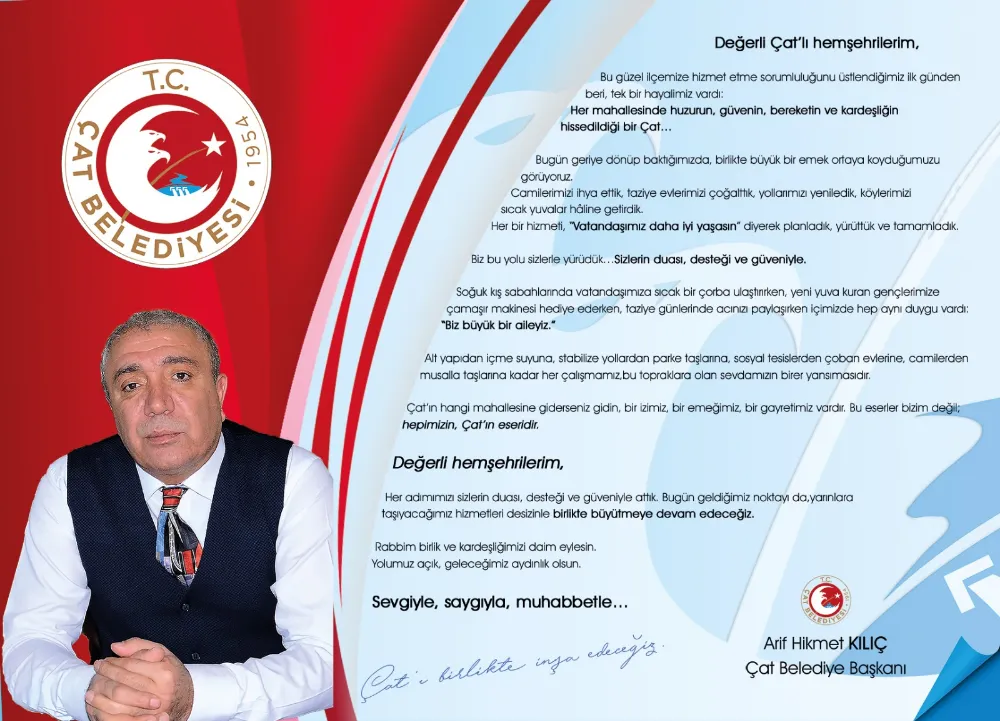 “Çat’a Hizmette Ortak Emek, Ortak Başarı”