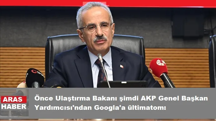 Önce Ulaştırma Bakanı şimdi AKP Genel Başkan Yardımcısı