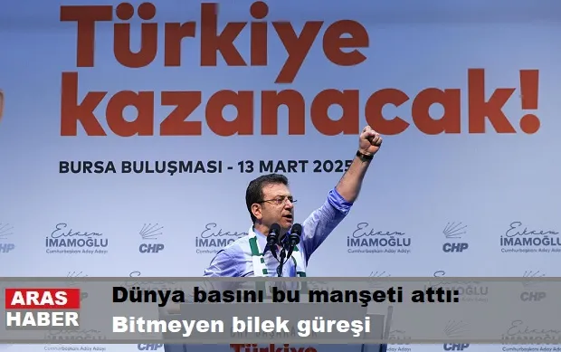 Dünya basını bu manşeti attı: