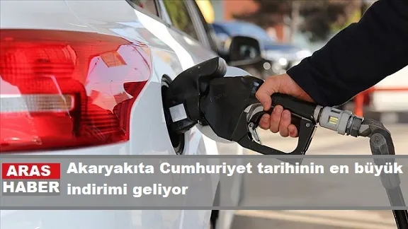 Akaryakıta Cumhuriyet tarihinin en büyük indirimi geliyor