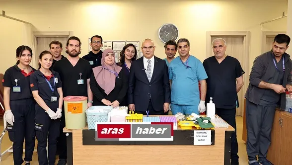 Vali Mustafa Koç, Ağrı Eğitim ve Araştırma Hastanesi’nde İncelemelerde Bulundu