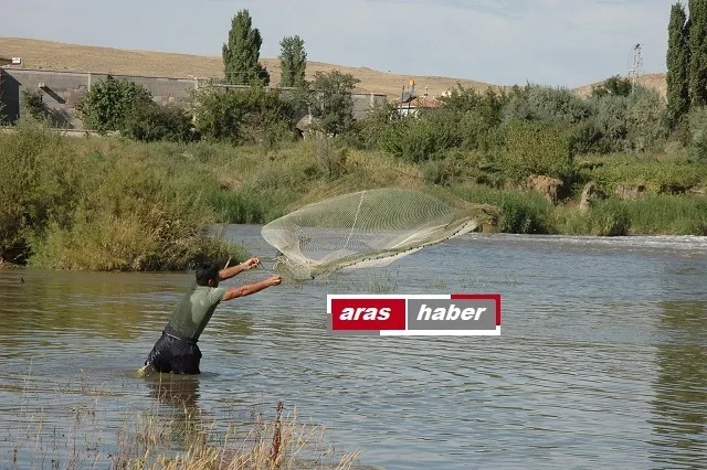 Serpme ağı ile balık tutanlara cezai işlem